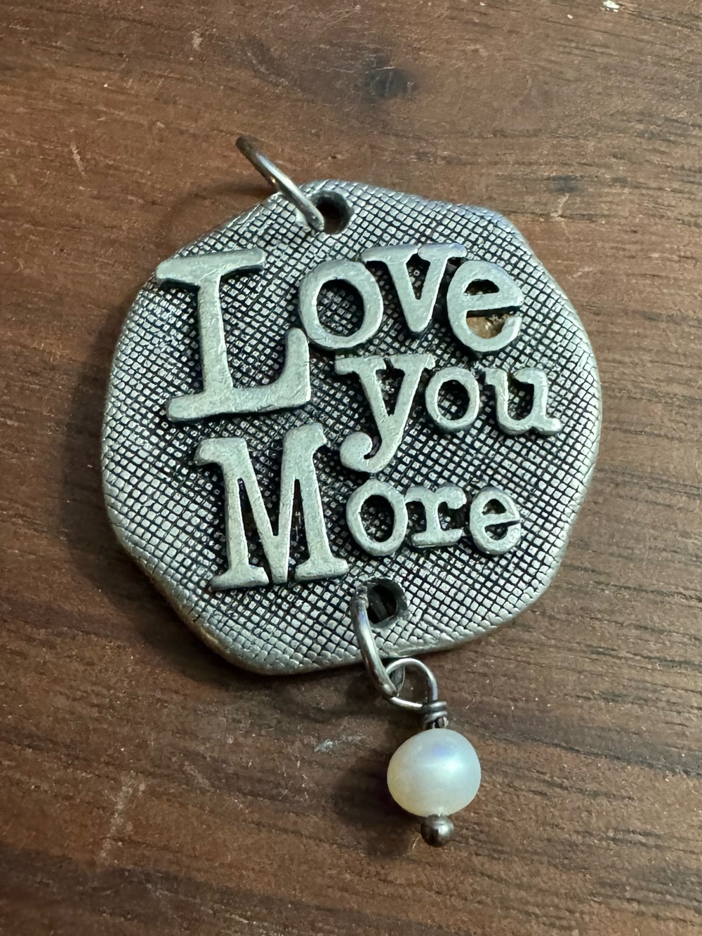 Jewel Kade JK Thirty One Love You More Pendant w/Small Pearl Accent